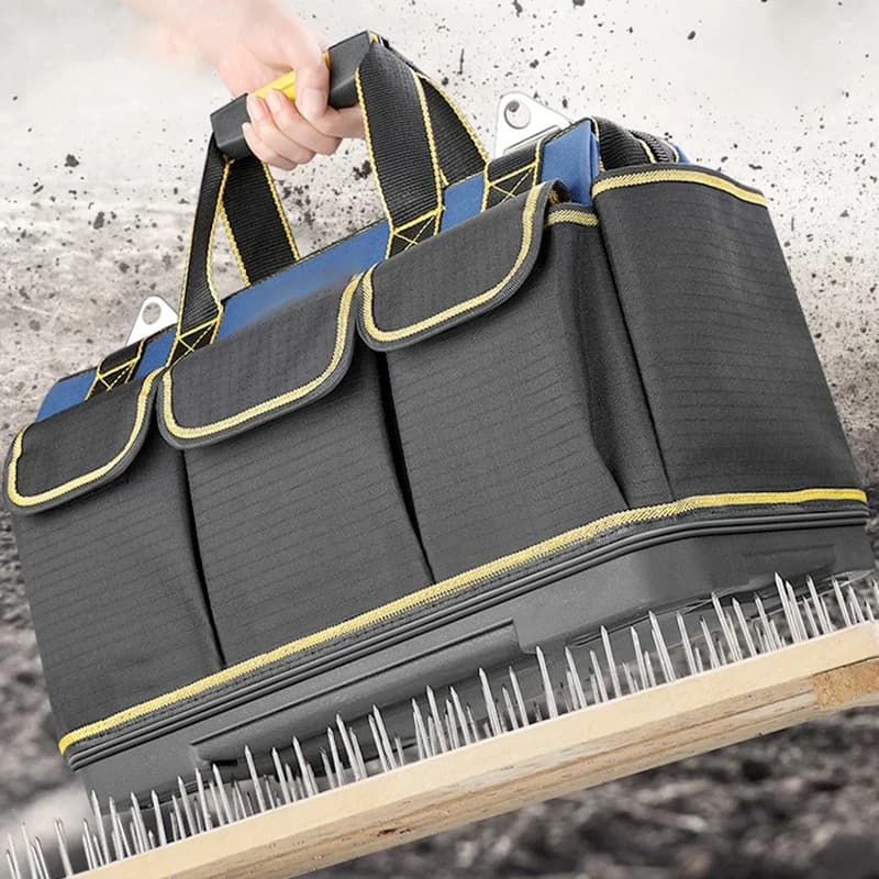 Large Capacity Tool Bag | Oxford Canvas Waterproof | Electrician & Repair Storage - Thumbnail 2