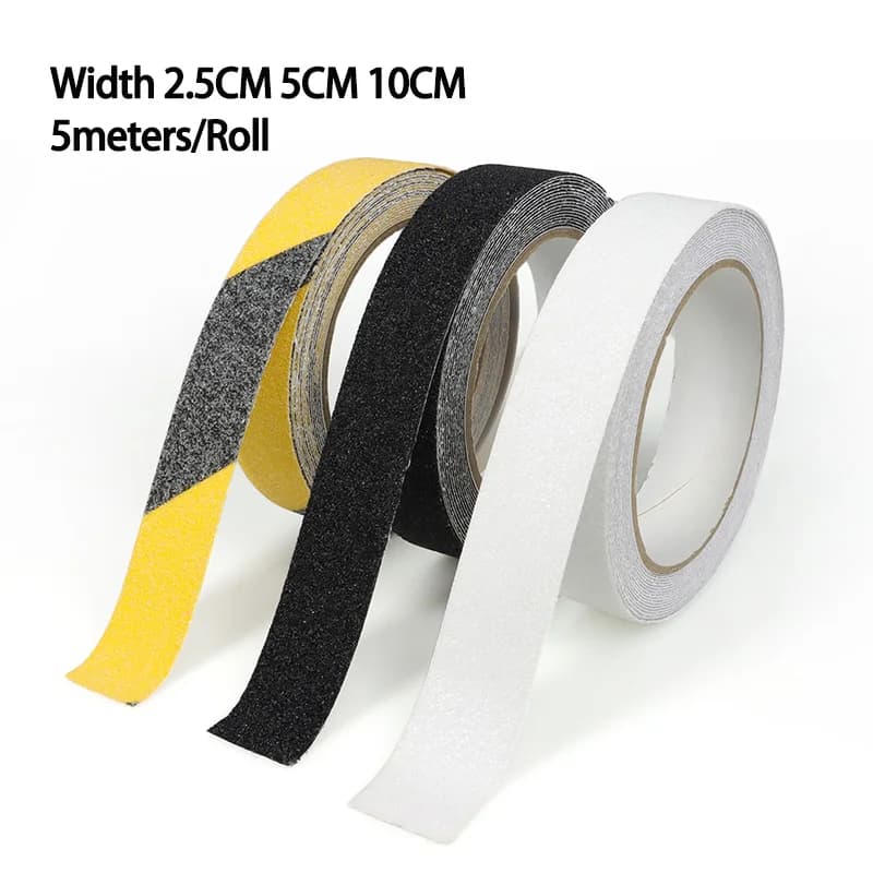 Floor Marking Tape | Anti-Slip for Stairs | 5M Roll with Strong Grip - Thumbnail 2