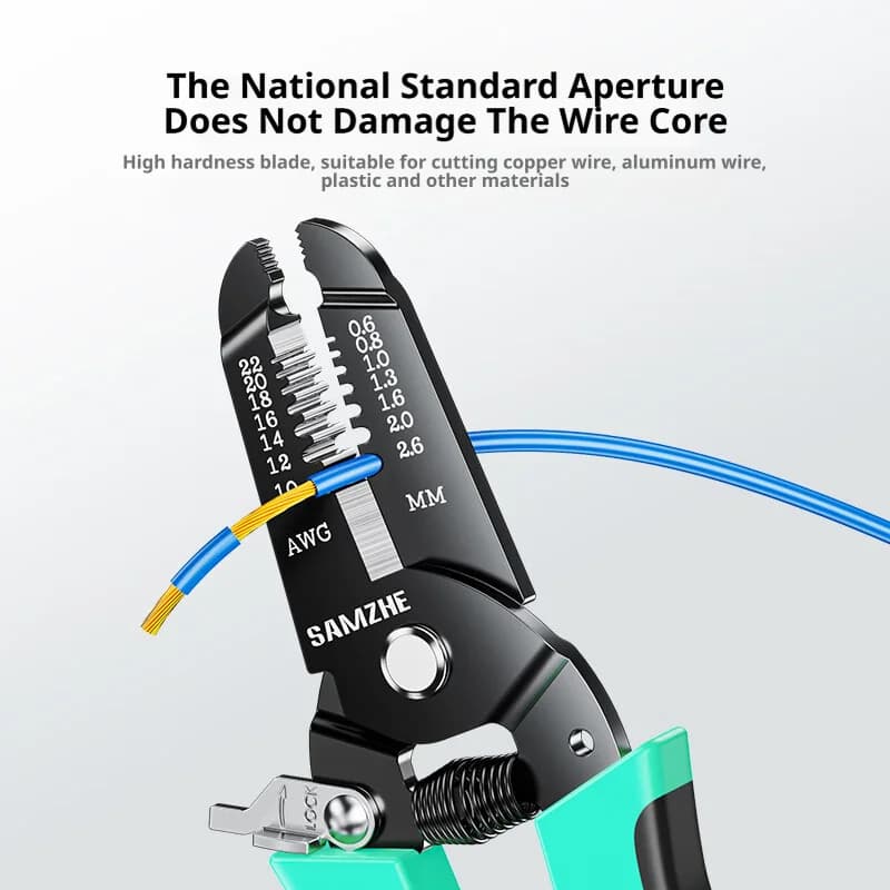 Multi-Function Wire Stripper | Cutter & Crimper | Electrician Pliers - Thumbnail 5