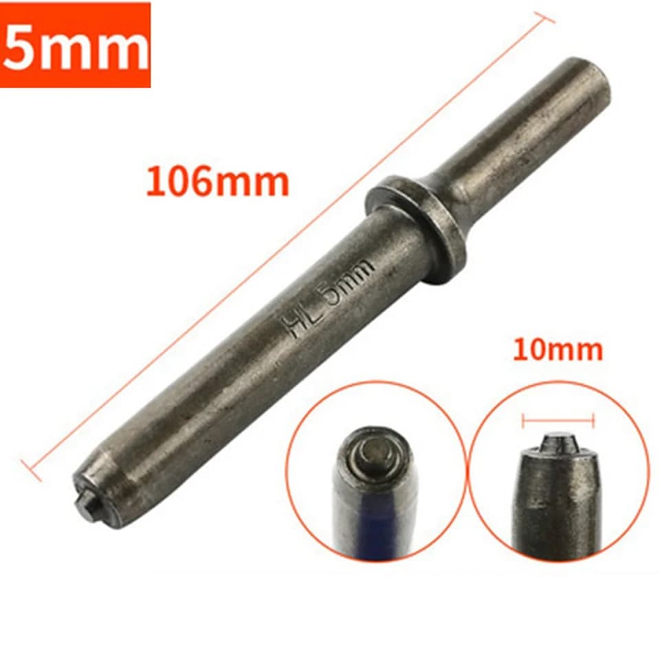 Air rivet gun Hammer | Impact Tool | For 2-8mm Semi-Hollow Rivets - Thumbnail 5