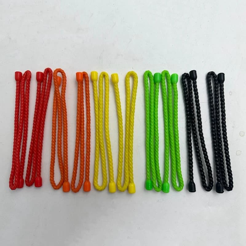 Wall Ties | 18-Inch Reusable Silicone Twist Straps | Cord Organizers - Thumbnail 5