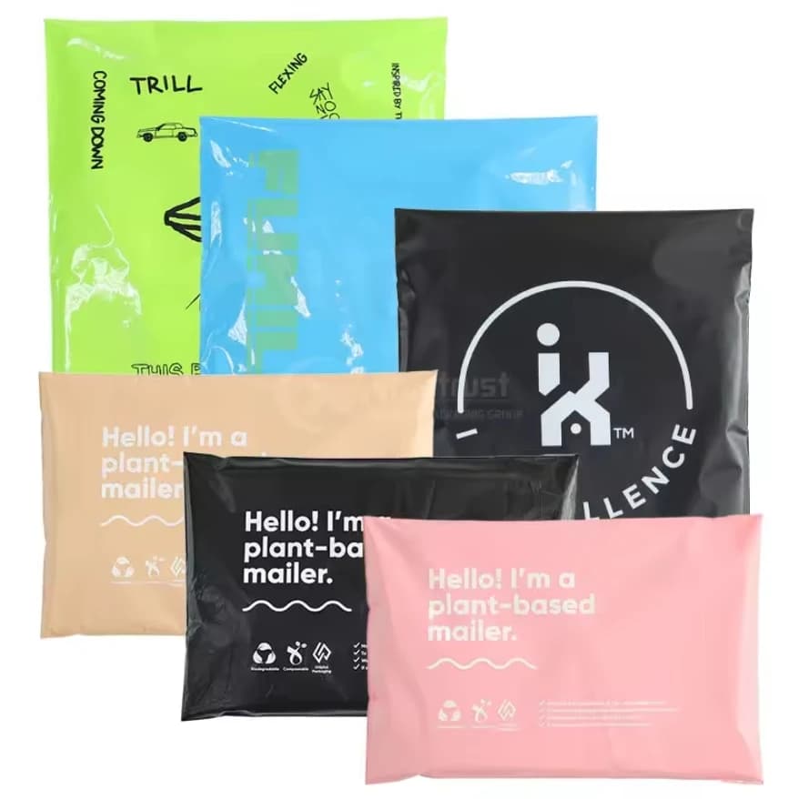 Plastic Mailing Bags | Self-Seal & Custom Logo | Coloured Postal Envelopes - Thumbnail 4