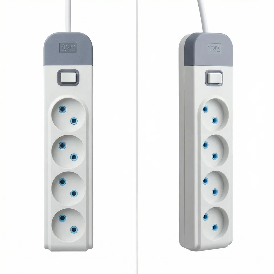 4-in-1 UK Extension Lead | 2M Cable, Switched | 230V/10A Power Socket - Thumbnail 4