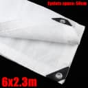 6x2.3m White