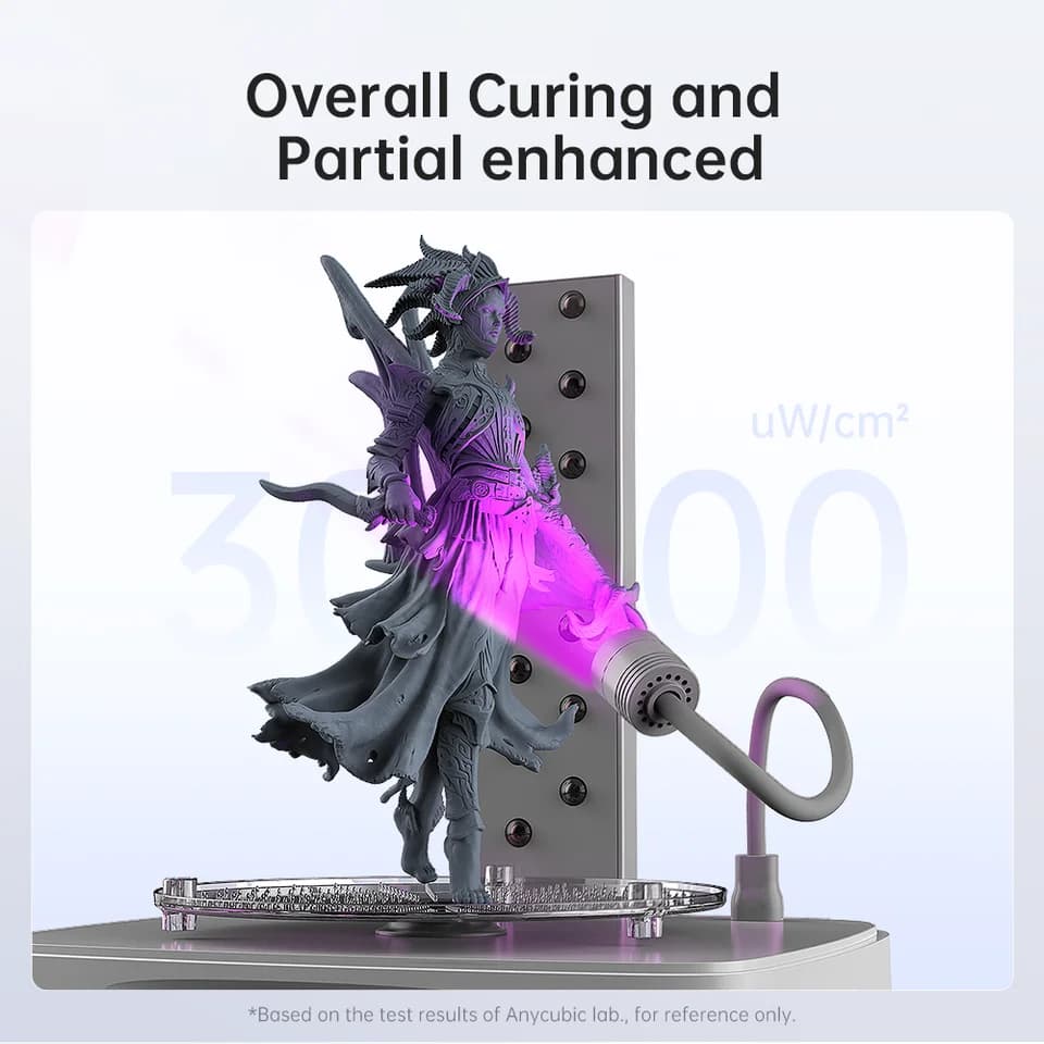 ANYCUBIC Wash & Cure 3 Plus 3d printer | Large Volume Resin Curing & Washing | 228x128x250mm - Thumbnail 4