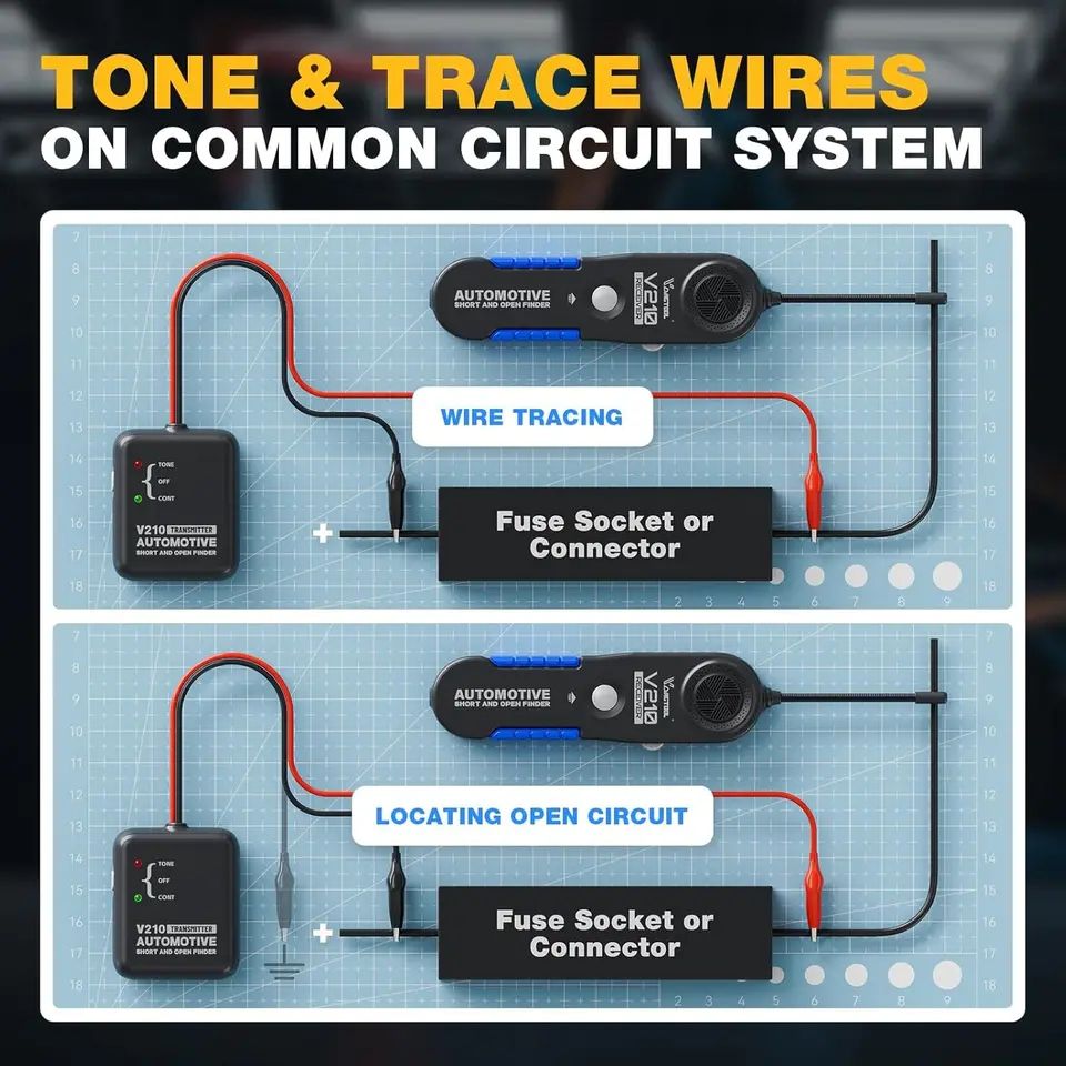 Spark Plug Gap Tool | Electrical Circuit Tracer | DC 6-42V Tester - Thumbnail 3