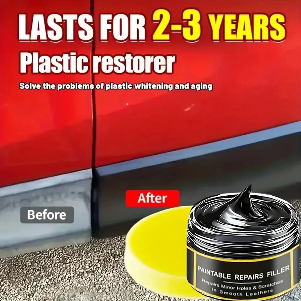 Repair Cream | Restores Seats & Steering Wheels | Scratch Remover - Thumbnail 3