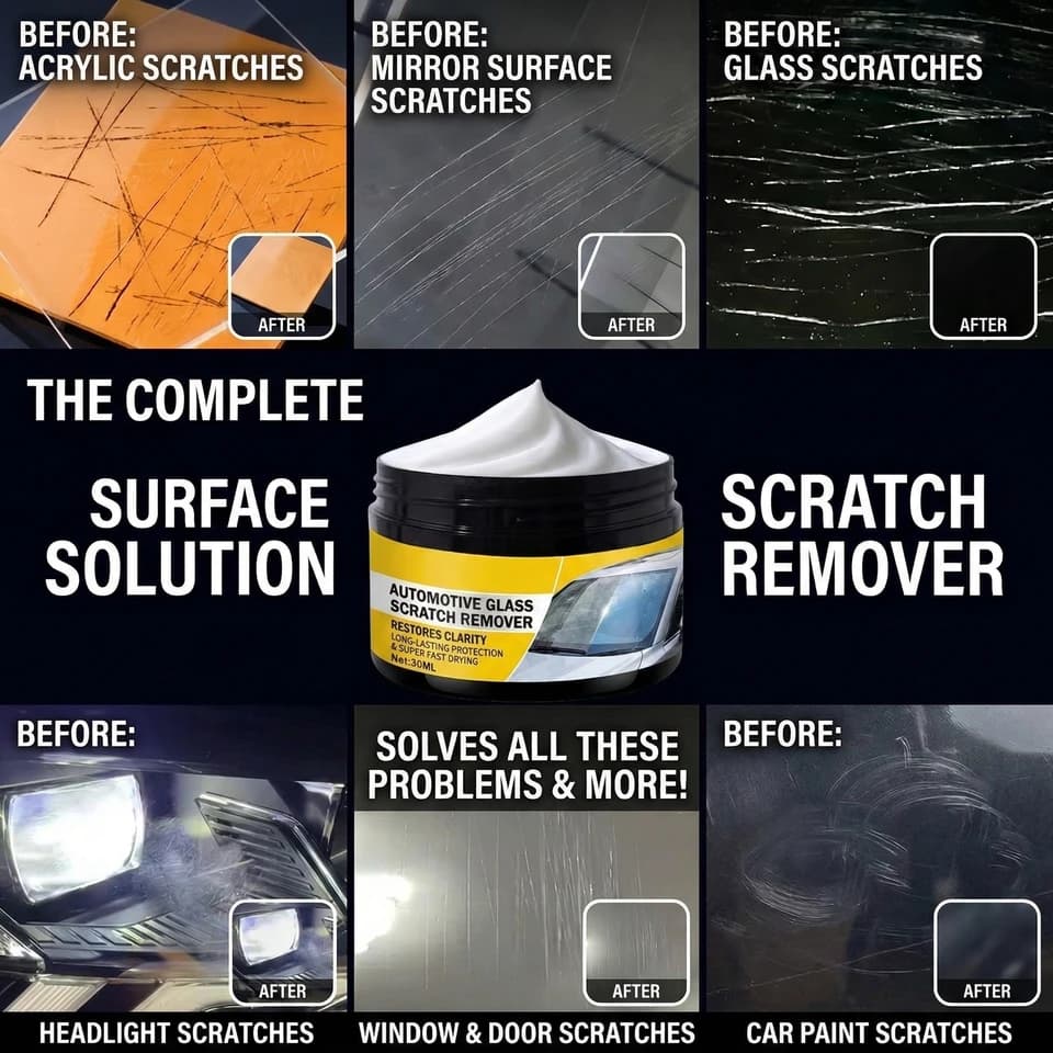 Scratch Repair Paste | For Windshields & Windows | Polishing Compound - Thumbnail 3