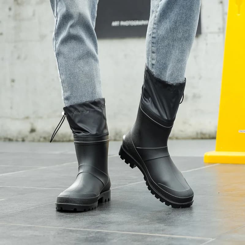Men's Safety Wellington Boots | Anti-Slip PVC | Garden & Industrial Use - Thumbnail 3
