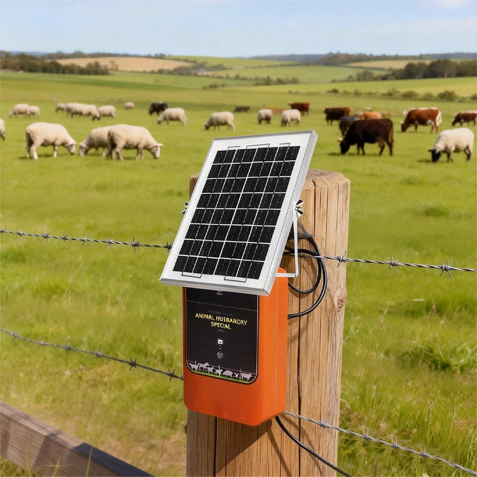Electric Fence Energiser | 1.2J with 6000mAh Battery | For Livestock - Thumbnail 4