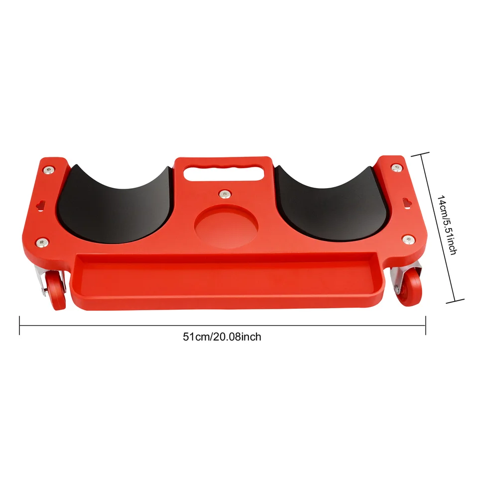 Rolling Knee Pad Work Trousers Platform | 5-Wheel Padded Creeper | Floor Tiling Tool - Thumbnail 2
