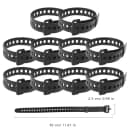 Black(30cm) - 10pcs