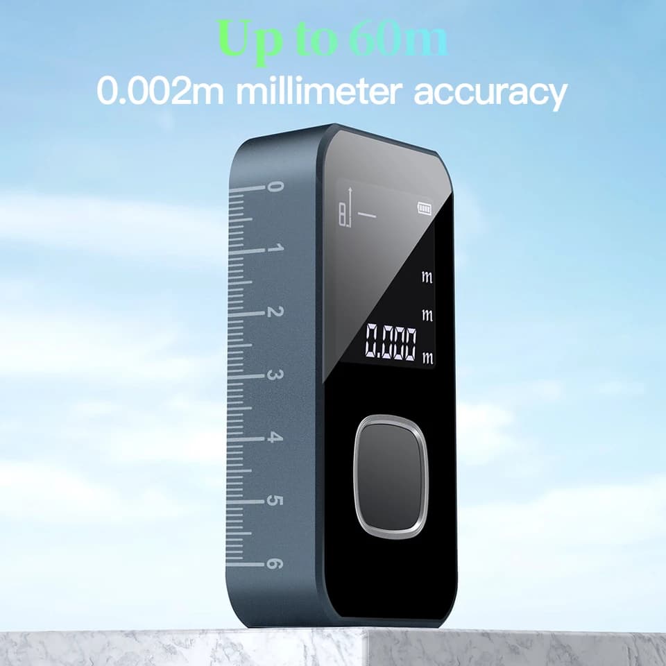 Laser Measure 60M | LCD Display Digital Ruler | Smart Rangefinder - Thumbnail 6