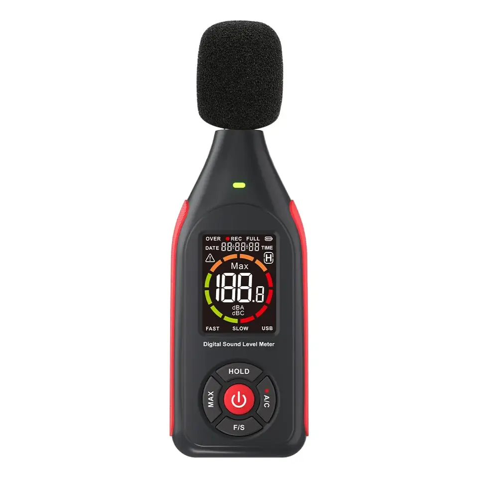 Decibel Meter | 30-130dB A/C Weighting | Data Analyzable Noise Tester - Thumbnail 2