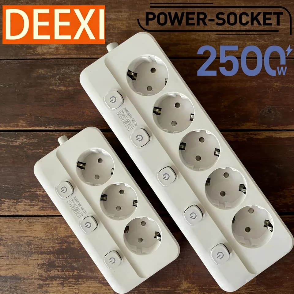 Extension Lead with USB C PD Fast Charging | Surge Protection | Multi-Socket Power Strip - Thumbnail 3
