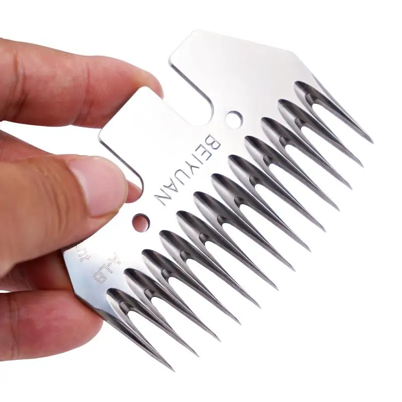 Sheep Shears | Stainless Steel Wool Blades | Convex Comb Cutter - Thumbnail 5