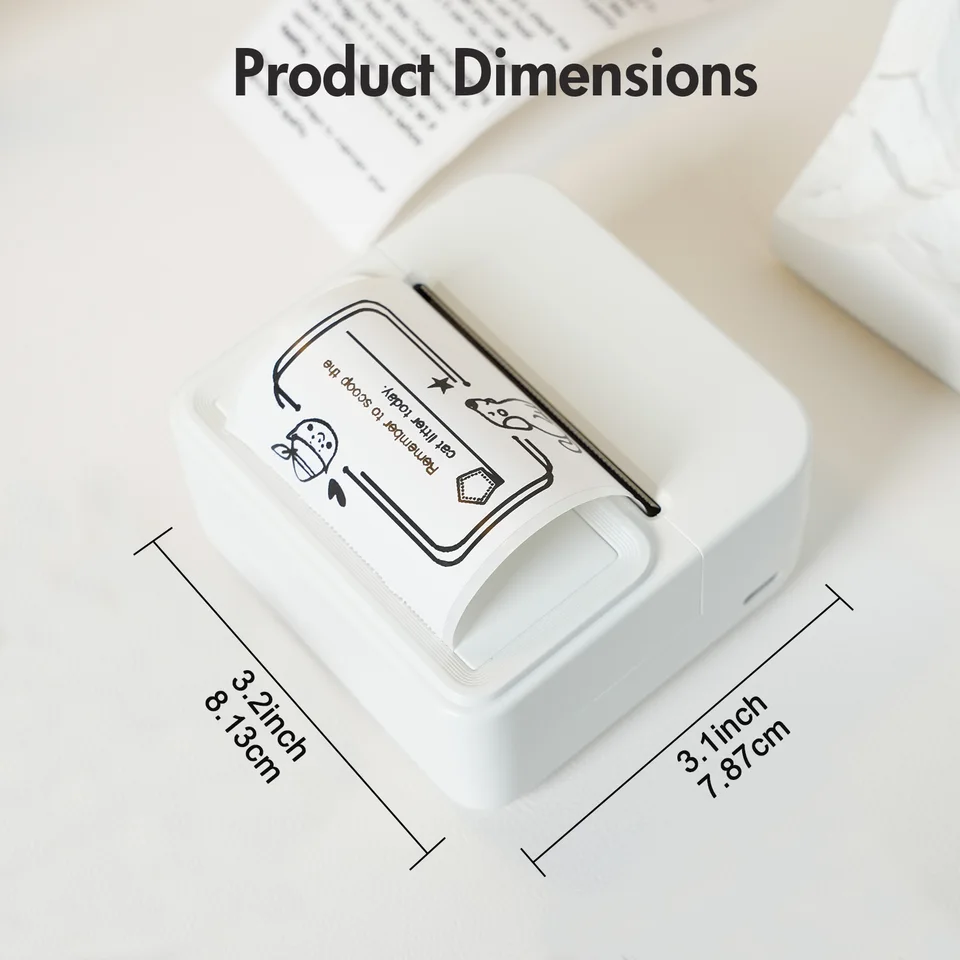 Label Printer | Portable Bluetooth Thermal | Home & Office Use - Thumbnail 6