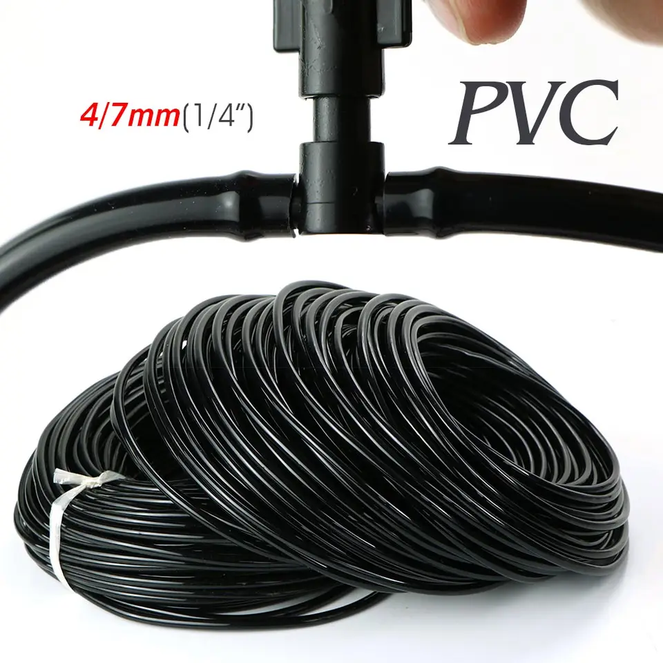 Garden Hose 4/7mm Micro Drip Irrigation Tube | 10/20/40m PVC Pipe | Agriculture Mist Spray - Thumbnail 7