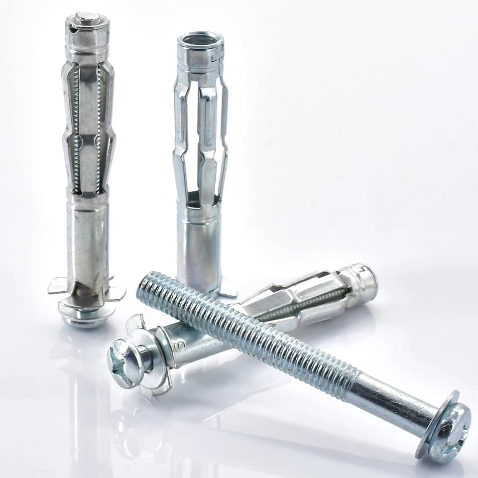 Plasterboard Fixings | Metal Expansion Anchors | M4 M5 M6 M8 Hollow Wall - Thumbnail 5