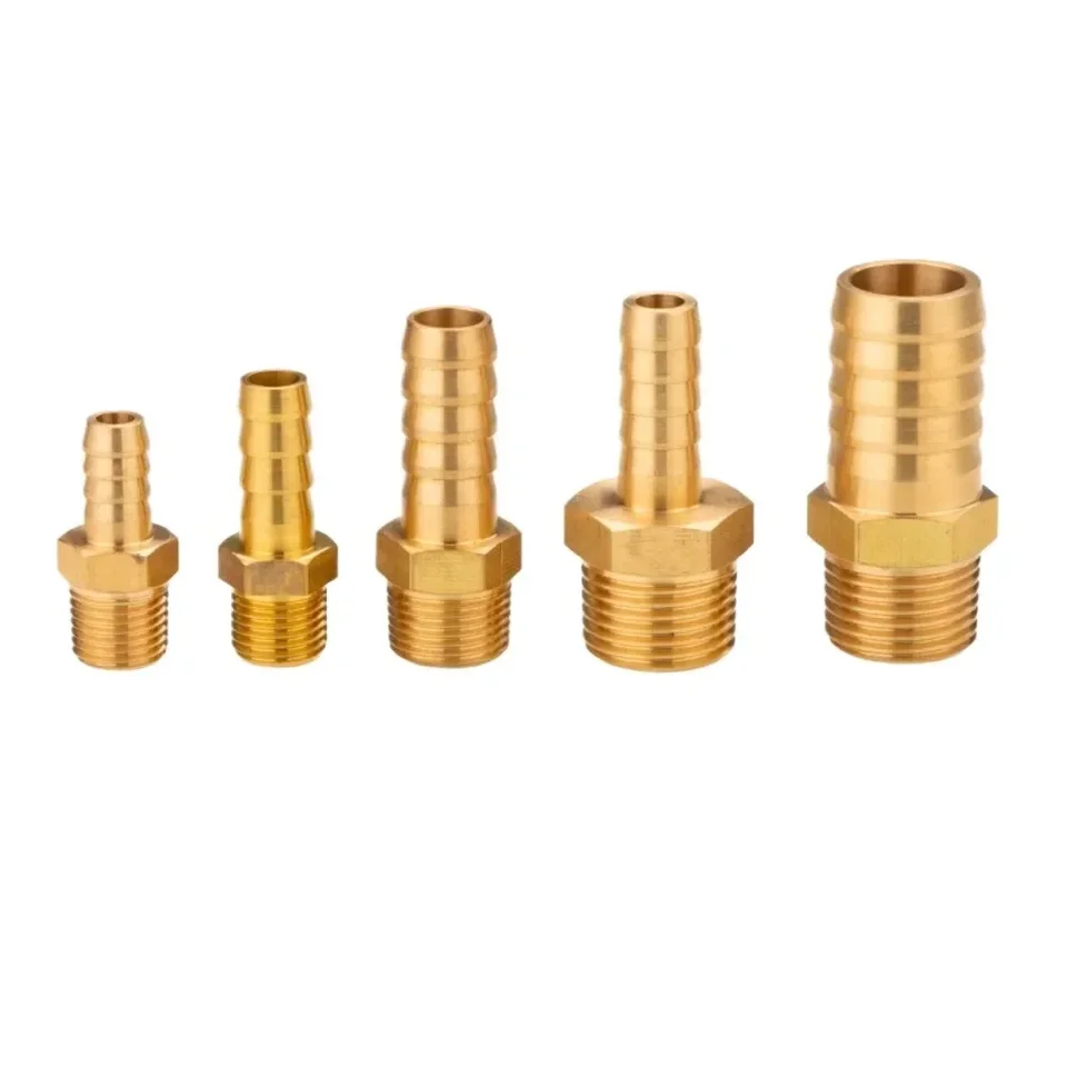 Flexible Pan Connector | NPT Female x Hose Barb Brass Fitting | Fuel Pipe Coupler - Thumbnail 4