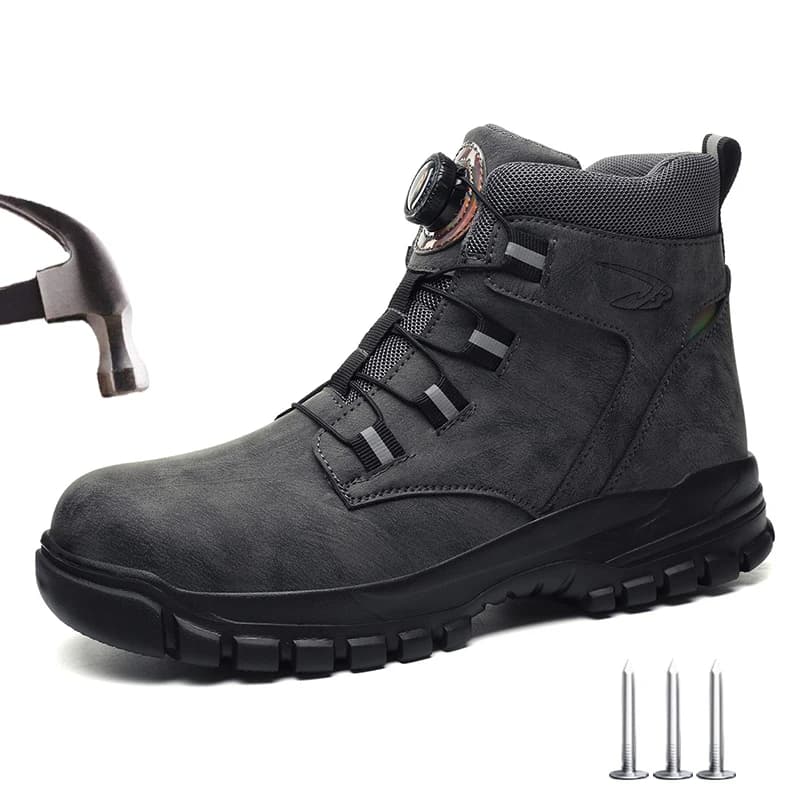 Men's Steel Toe Cap Boots | Waterproof S3 Safety | Lightweight Work Shoe - Thumbnail 7