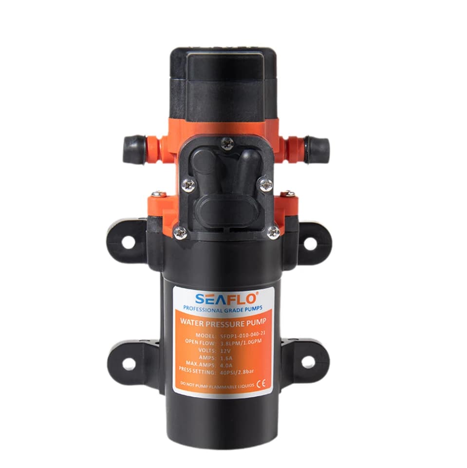 12V Diaphragm Water Pump | Self-Priming | RV Caravan Marine Use - Thumbnail 3