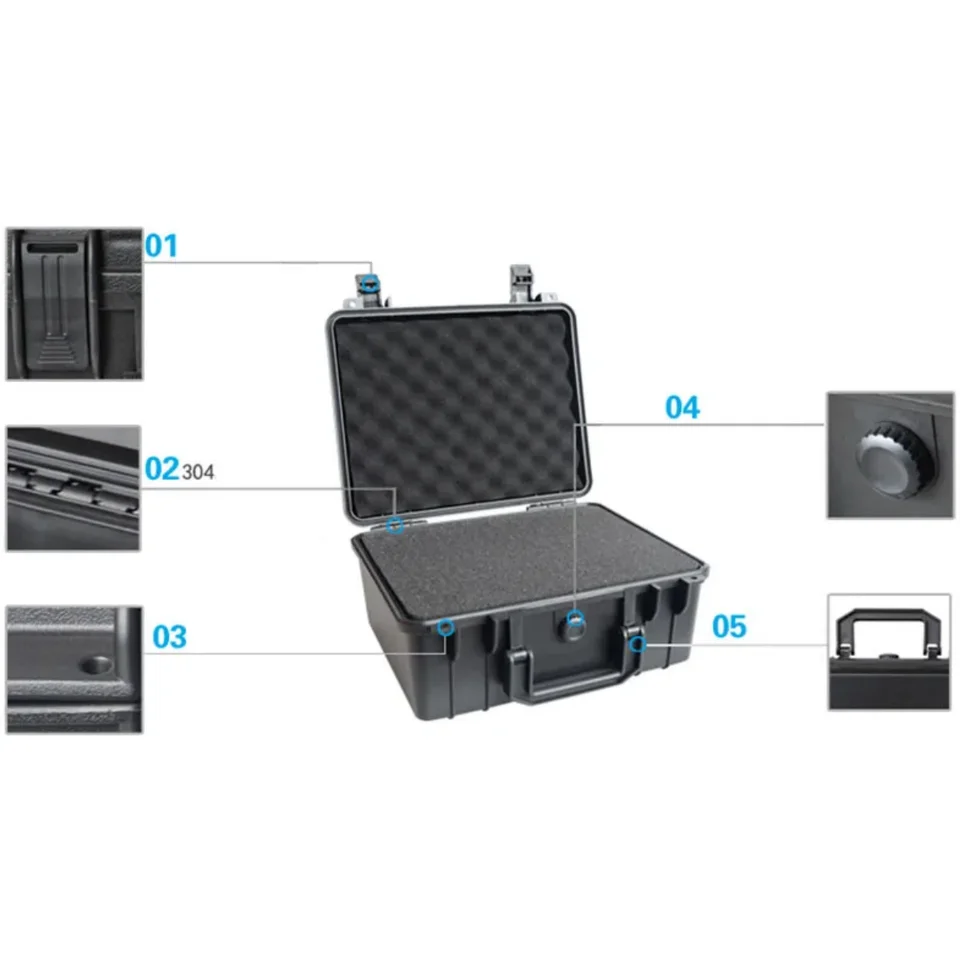 Waterproof Tool Box | Impact Resistant | Hardware Organiser - Thumbnail 5