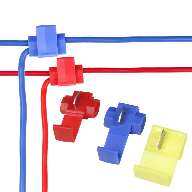 Wire Connectors | Non-Destructive Quick Splice Terminals | 10-50 Pack for AWG 22-18 - Image 1