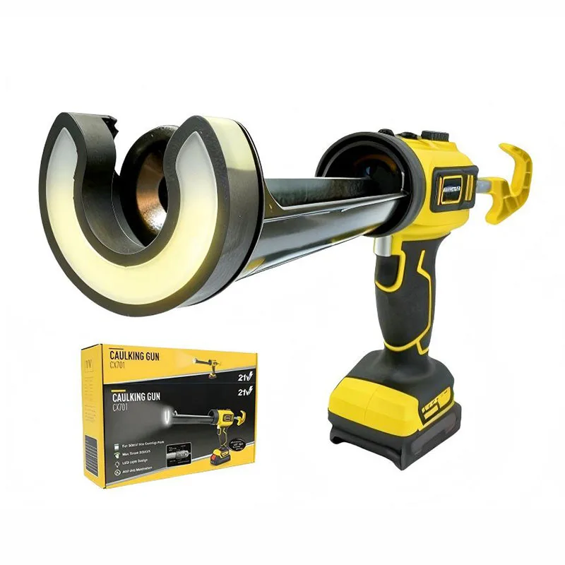 Electric Caulking Gun Dewalt | 4-Speed Cordless 300ml | LED Light, No Battery - Thumbnail 3