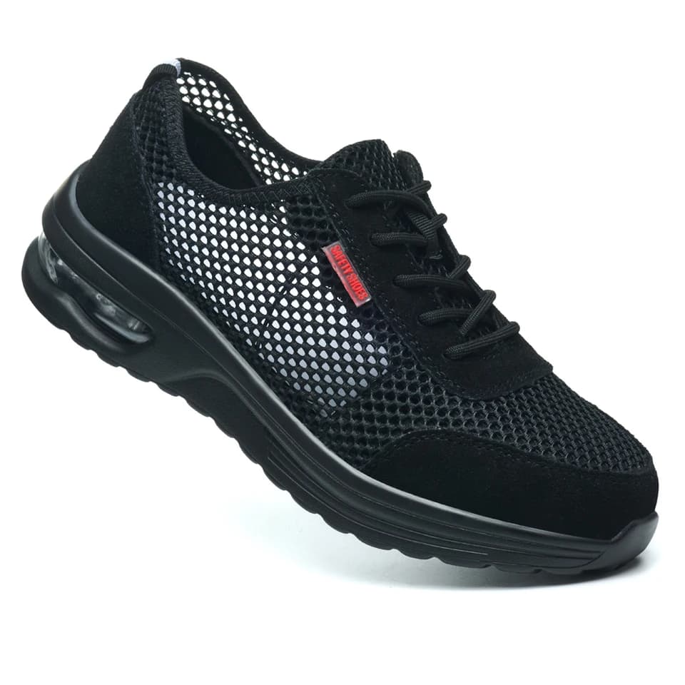Steel Toe Cap Boots | Breathable Mesh Safety | Puncture Proof Work Shoes - Thumbnail 5
