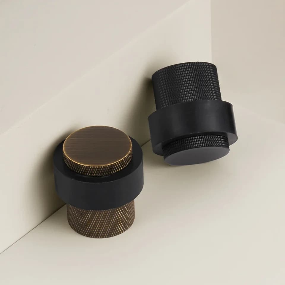 SAILANKA Brass Rubber Door Stopper | Heavy Duty Floor Mount | Security Protection - Thumbnail 4