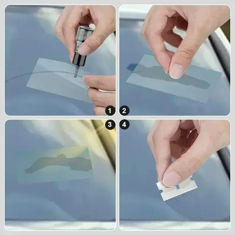 Repair Kit | Quick Fix for Cracked Glass | Resin Curing Glue Formula - Thumbnail 4