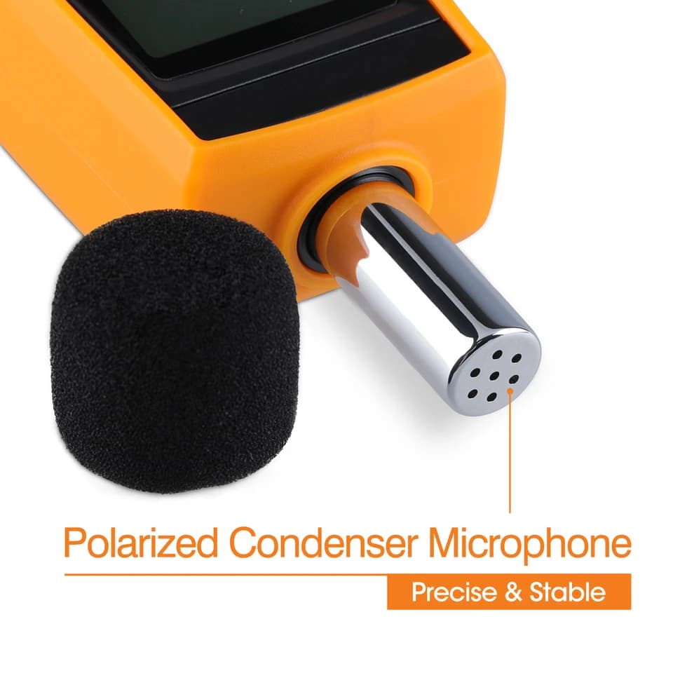 RZ Decibel Meter | 30-130dB Sound Level | Industrial Noise Measurement - Thumbnail 5
