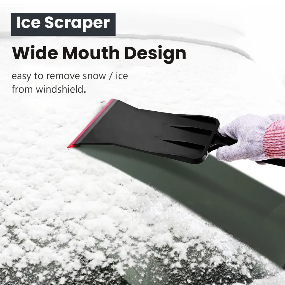 Window Squeegee Bulldozer | Long Handle Film Scraper | Replaceable Blade - Thumbnail 2