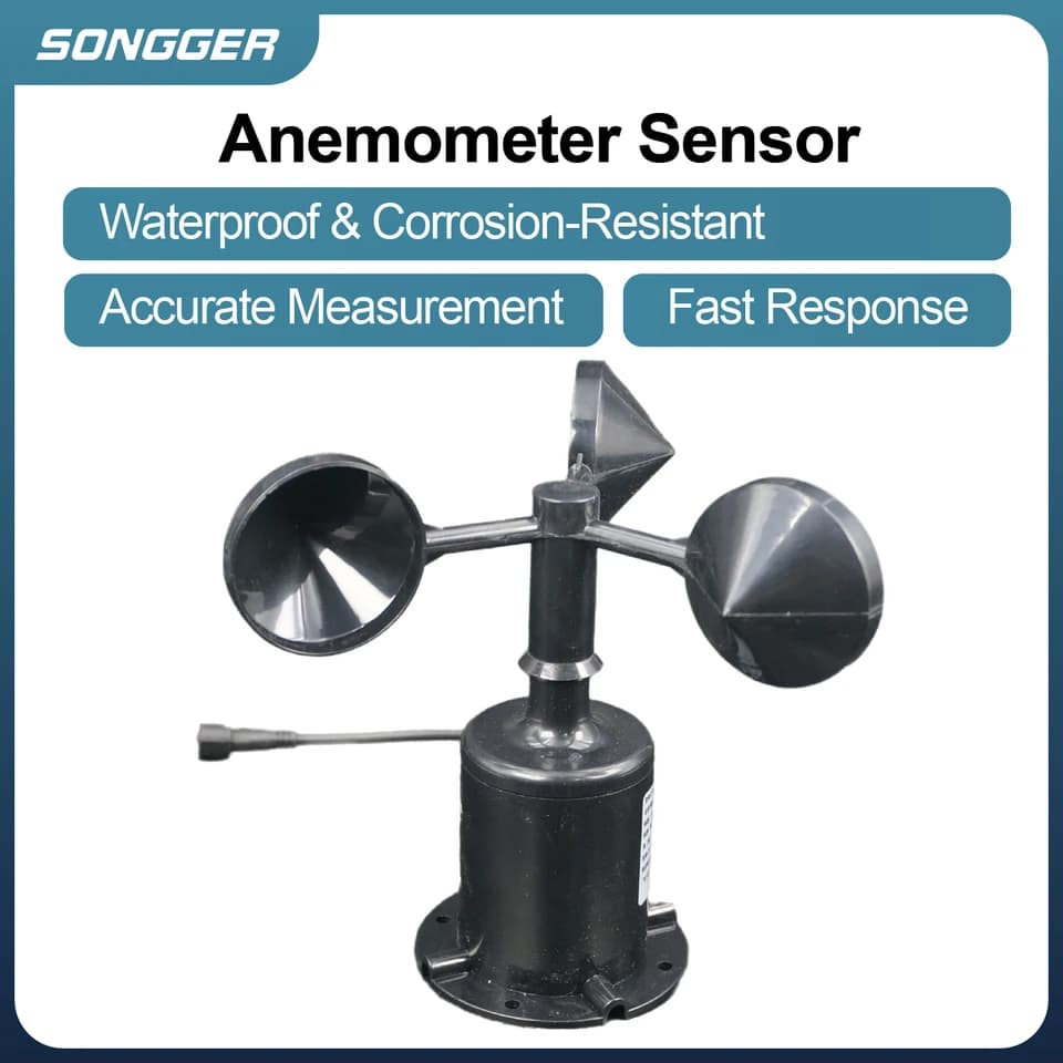 ZTS-3000 Anemometer | RS485 & 4-20mA Output | Outdoor Weather Monitoring - Thumbnail 3