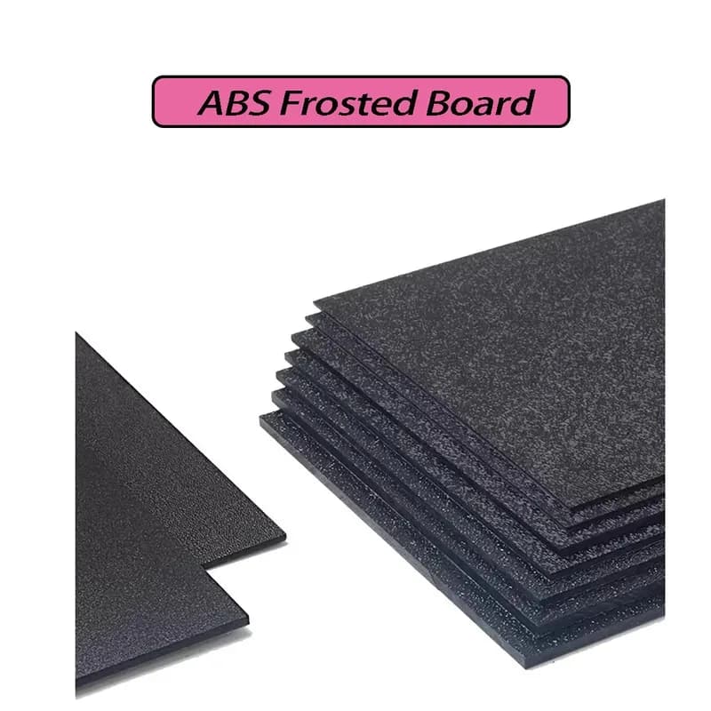 Frosted ABS Plastic Mortar Board | Black Textured Sheet | 0.5-5mm Thick - Thumbnail 8