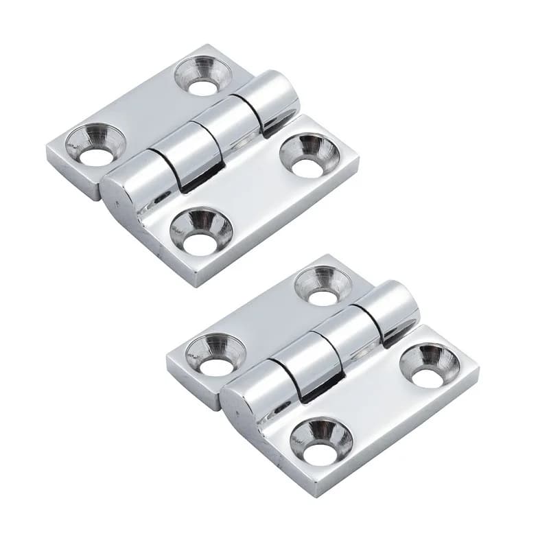 Heavy-Duty Marine Hinges | 316 Stainless Steel | 38mm/50mm Mirror Polish Boat Hardware - Image 1