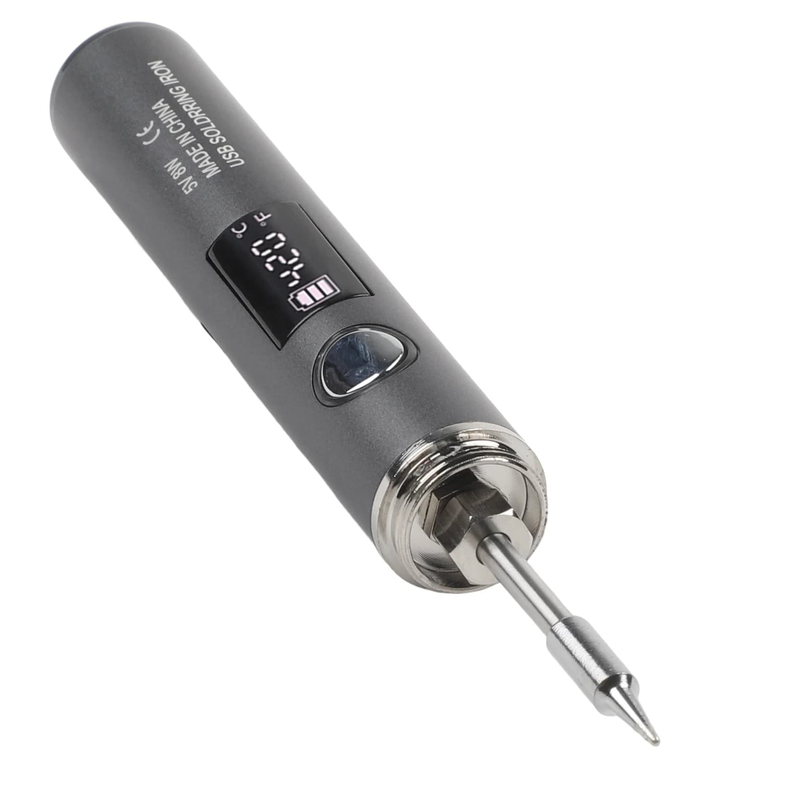 Soldering Iron Kit | Adjustable Temperature USB Powered | Cordless LCD Display