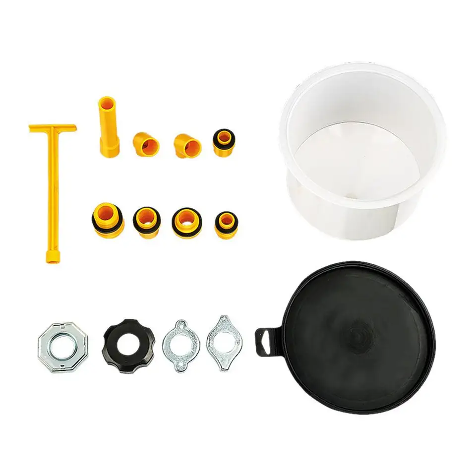 Spill kit components laid out for a clean product shot.