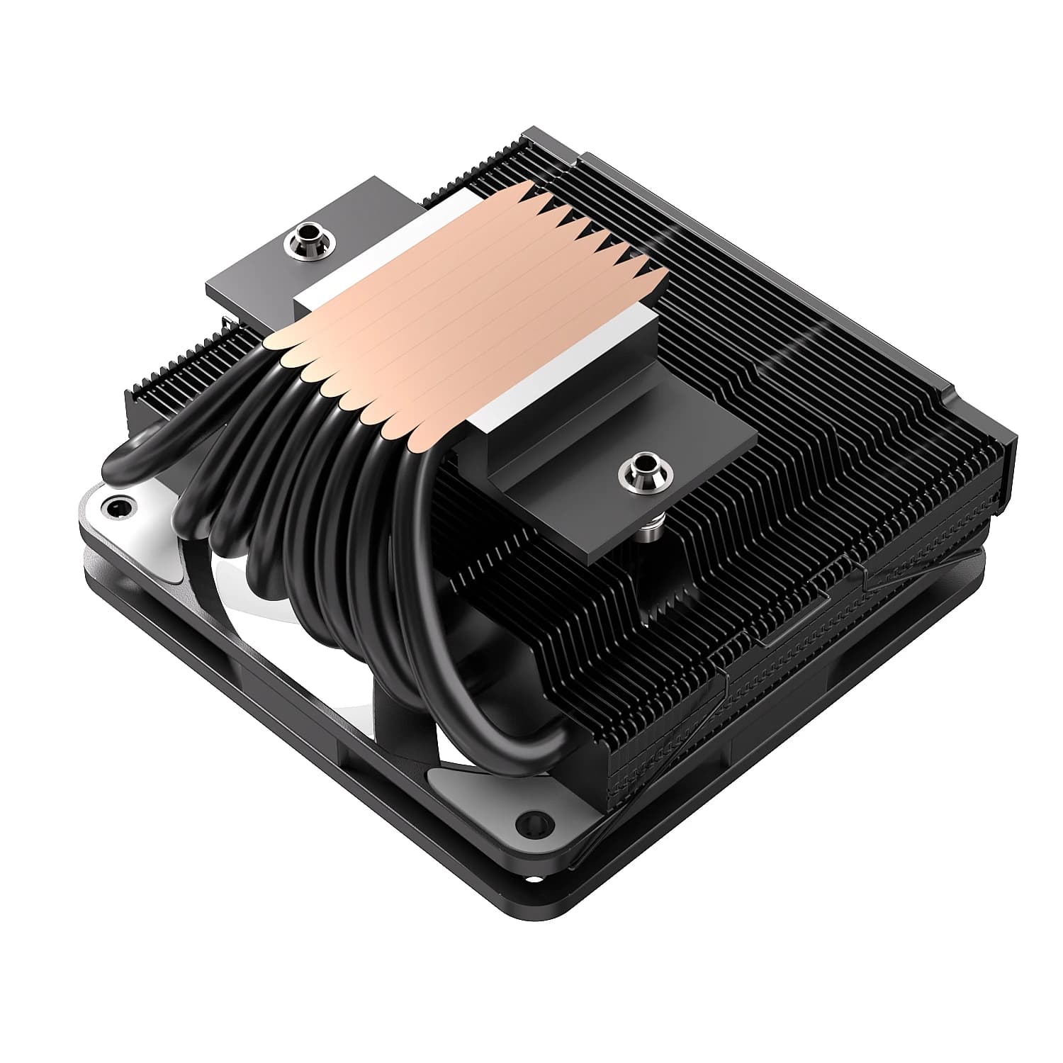 TEUCER TE-75 RGB CPU Cooler, a low-profile 75mm air cooler with ARGB lighting for AM5, AM4, and LGA1700 sockets.