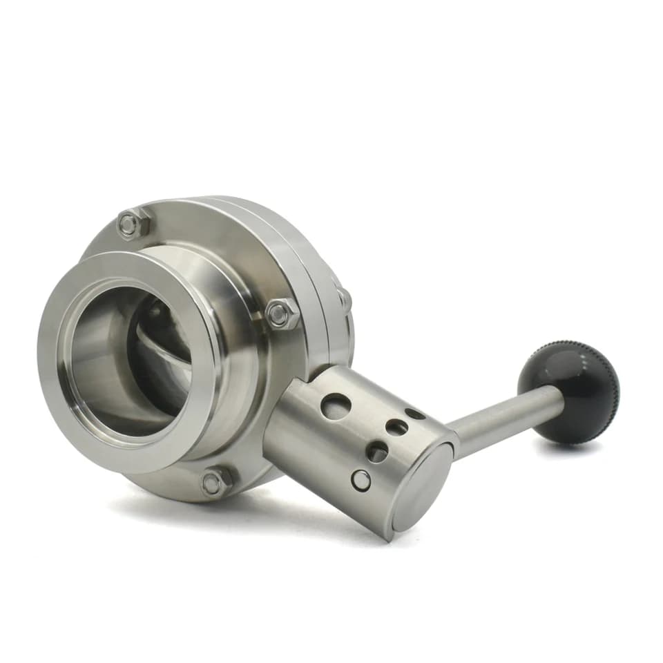 KF Vacuum Gate Valve | SS304 Industrial Stop Control | Manual Butterfly - Thumbnail 5