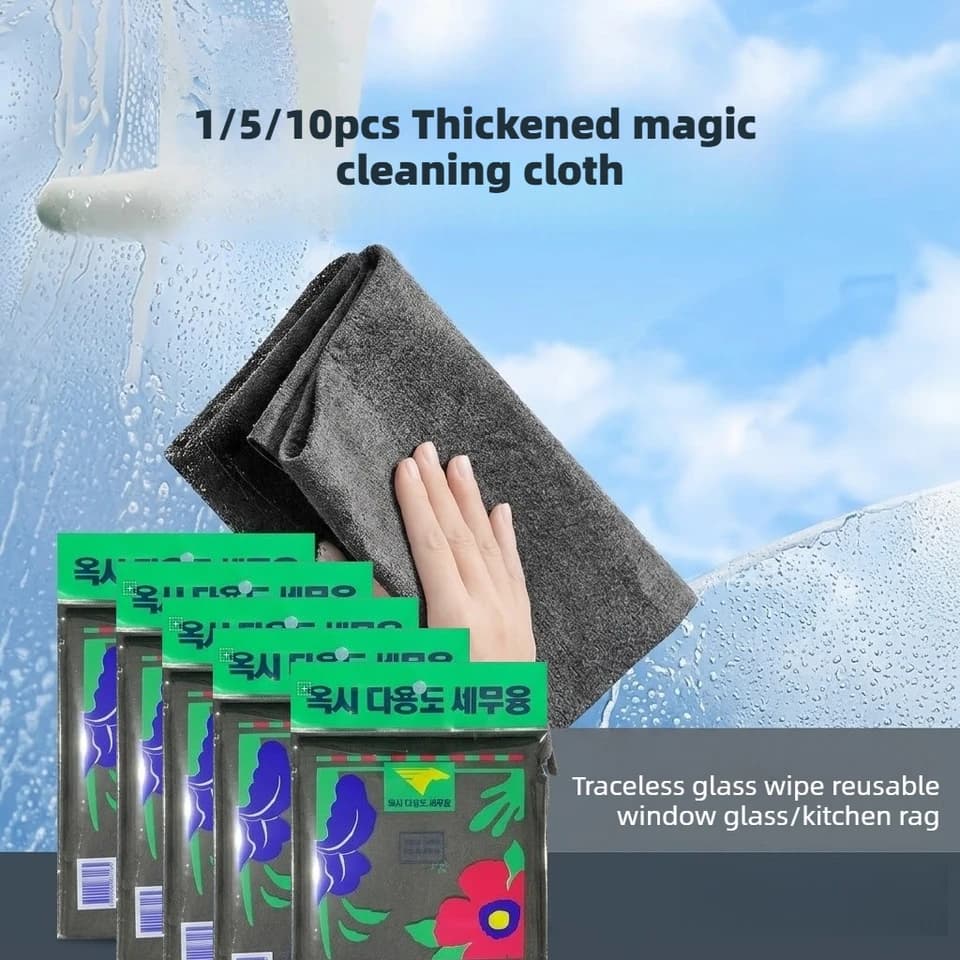 Glass Cloths | Streak-Free Cleaning | No Watermarks - Thumbnail 3
