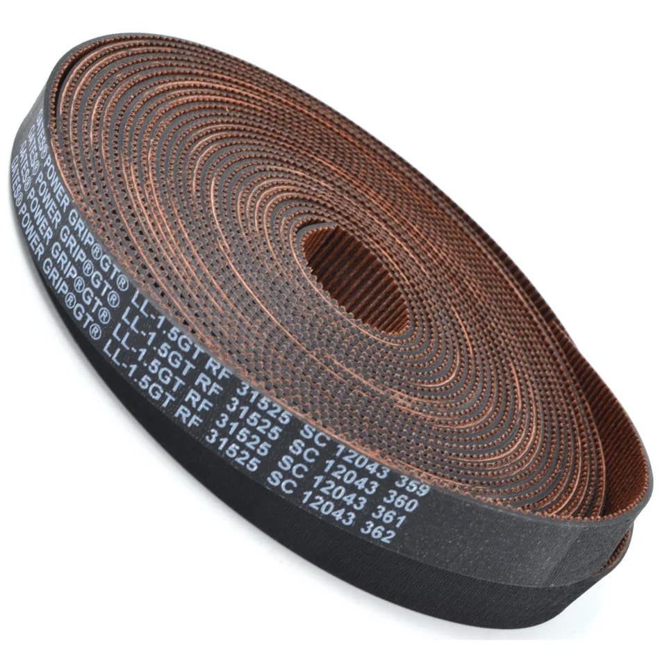 GT1.5 Timing Belt | EPDM Rubber, Open Ended | 3D Printer Positioning Accuracy - Thumbnail 2