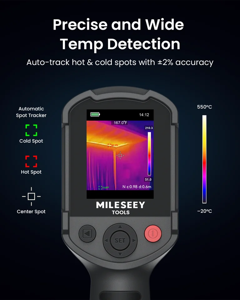 Thermal Camera TR10 | 192x192 Infrared Imager | HVAC Leak Detection - Thumbnail 8