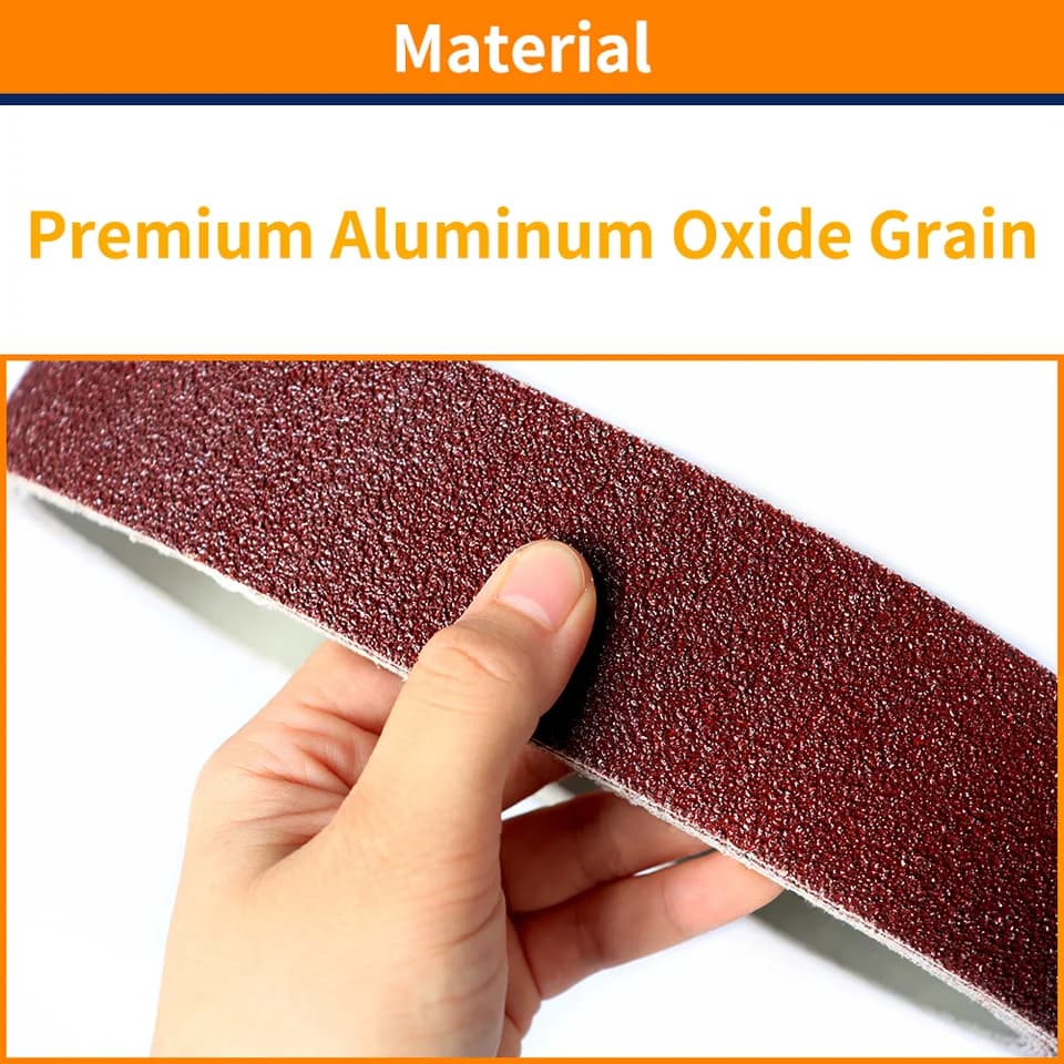 40x760mm Sanding Belts | For Angle Grinder Attachment | 40-1000 Grit Pack - Thumbnail 6