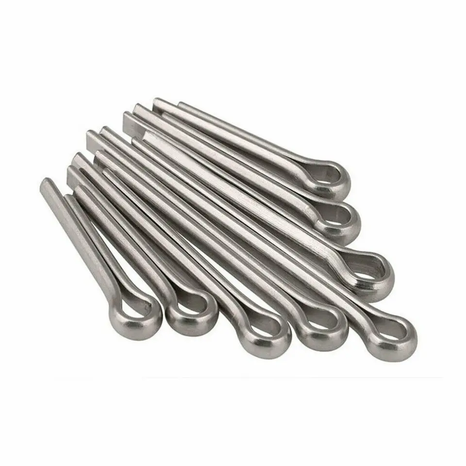 Steel Split Pins: multiple identical pins on a white background.