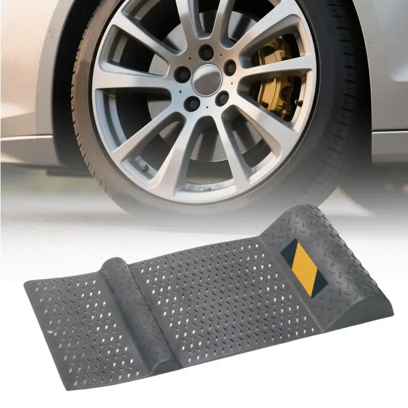 Wheel Chocks | Non-Slip Garage Mat | Parking Stopper for Cars & SUVs - Thumbnail 5