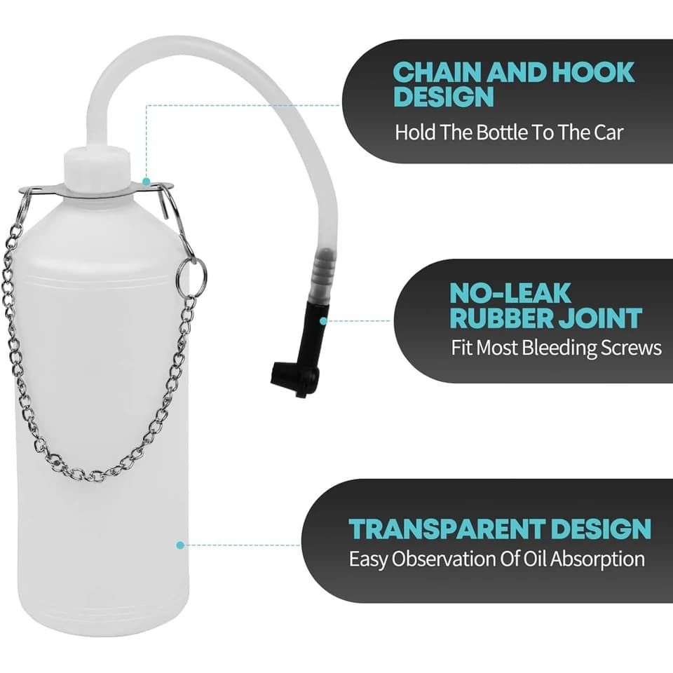 Bleeder Kit | 3L Manual Vacuum Pump | Professional Brake Fluid Flush - Thumbnail 3