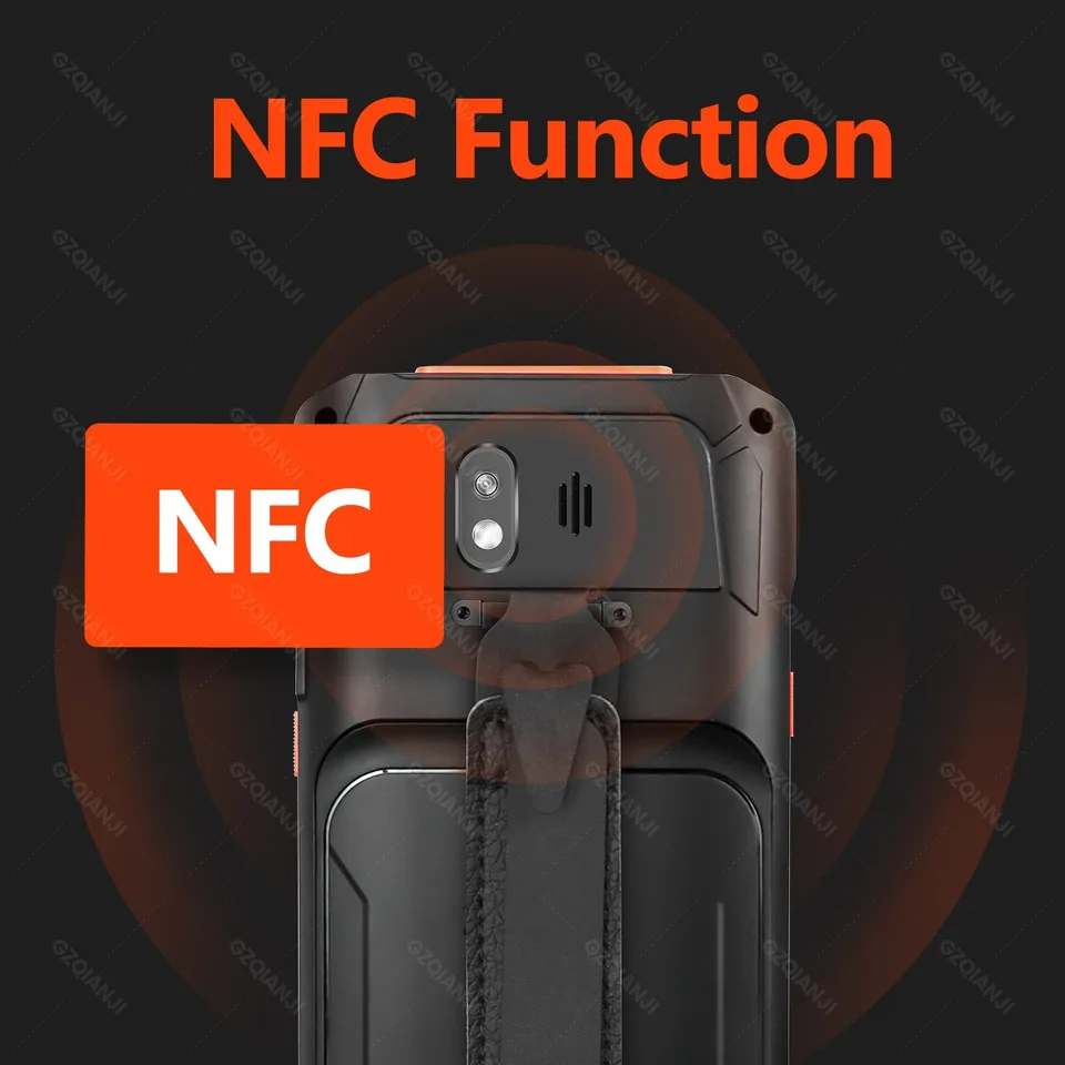 Rugged Android 11 Barcode Scanner | 4G/WiFi PDA Data Collector | 1D/2D QR, NFC - Thumbnail 5
