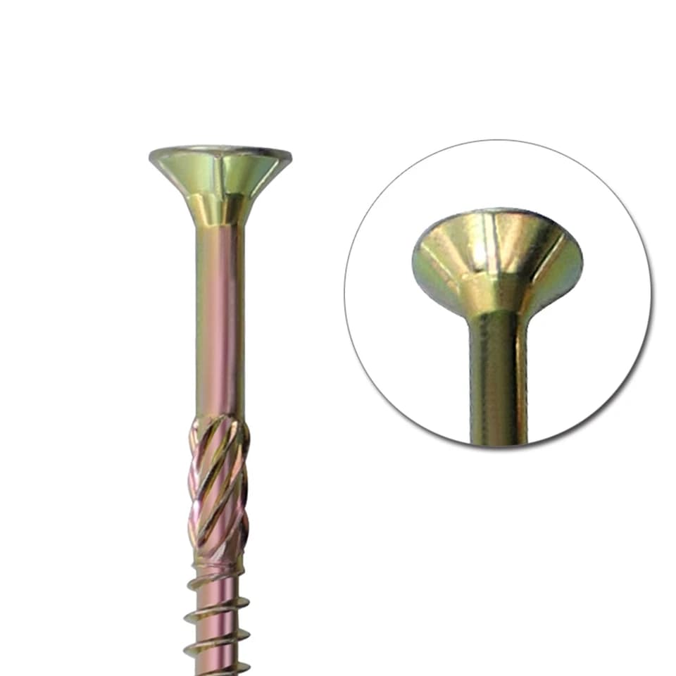 Galvanised Deck Screws T25 | Self-Tapping Metal & Wood Fasteners | Industrial Grade - Thumbnail 4